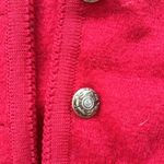 Vintage Alexandra Bartlett Wool Button Down Cardigan Sweater Red Large Photo 1