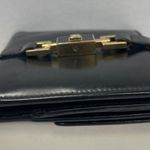 Gucci Vintage Jackie Piston Lock Compact Patent Leather Wallet-Black - Preowned Photo 3