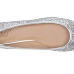 Badgley Mischka Womens Glitter Flats Photo 1