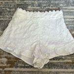 DO+BE White Ruffle Shorts Photo 0