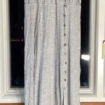 Miss Me Gray Ribbed Spaghetti Strap Surplice Dress With Slit Size Medium Photo 0