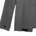 White House | Black Market WHBM Women’s Black and White Shawl Collar Single Button Blazer size 8 Photo 3