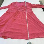 Torrid  Pink Gauze Lace-Up Bell‎ Sleeve Skater Dress Size 2X Photo 10