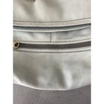 Fossil  Explorer Flap Foldover Hobo Light blue Leather Slouch Shoulder Bag Photo 8