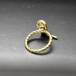 Gold Cowboy Boot Ring Photo 4