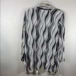 Kasper  Monochrome Geometric Cardigan Photo 3