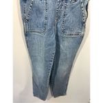 Old Navy  Women's Adjustable Strap Side Zip Denim Overalls Blue Size 2 Photo 3