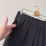 Eileen Fisher Stretch Tapered System Washable Knit Slouchy Ankle Graphite Pants Photo 5