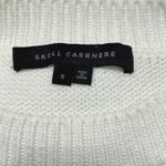 Skull Cashmere Dinah Sweater Size Small Side Skull Cotton Knit White Chunky Photo 4