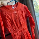 We The Free NWOT  FREE PEOPLE ORANGE MINI DRESS SIZE 4 Photo 7