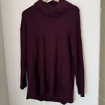 Moth Burgundy Cowl Neck Tunic Sweater Dress Size Medium Red Photo 0
