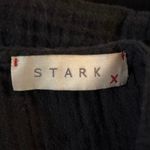 Stark X Size S Cotton Gauze Top Black Loose Fit Elastic Waist Boxy Photo 3