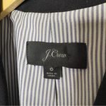 J.Crew  Parke Blazer Wool Flannel Black Size 6 Photo 8