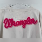 Wrangler  x Barbie Women's‎ Worn White Sweatshirt size large Photo 6