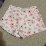 PacSun  Floral Pink and White Women's Shorts Photo 1