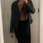 Black Genuine leather moto jacket Photo 1