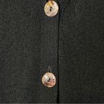margaret o'leary Margaret O’Leary Black Viscose Blend Cardigan Sweater Button Up USA Dry Clean Photo 6