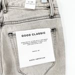 Good American NWT  Good Classic High Waist Skinnyish Leg Jeans 25 in Black176 Photo 6
