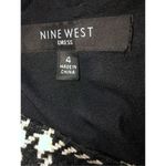 Nine West black and white tweed sheath dress with two front pocket details size Photo 12