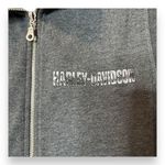 HD Harley Davidson Women's‎ Sleeveless Gray Fleece Vest Sz L Size L Photo 2
