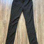 Eileen Fisher Charcoal Gray Stretchy Slim Button Up Trousers Size 4 Photo 0