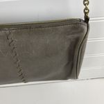 HOBO Intl Vintage Hide Leather Crossbody Shoulder Purse Topaz Whipstitch Taupe Tan Photo 4
