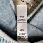 Zenana Outfitters Women's S/M Blue Ribbed Crop Brami Tank Top with Removable Pads Photo 4