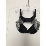 Vanity Fair  Women's Leopard Print Underwire Bra Lace Cup Size 36 C Photo 6