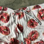PINK - Victoria's Secret  Pink and Red Pajama Shorts with Ruffled Hem Photo 4