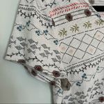 Loft  •Floral Short Sleeve V-
Neck Top, Size Small Photo 3