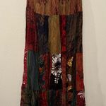 Kathmandu Imports Bohemian Patchwork Maxi Skirt - Multicolor by Kathmandu One Size Fits S-XL Photo 0