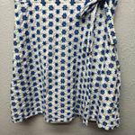 Mi Ami Embroidered Bohemian Coastalgirl Cottagecore Floral Mini Dress Sz Small Blue Photo 5