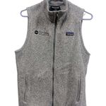 Patagonia Womens Heather Gray Full Zip Better Sweater Sleeveless Vest Womens M Photo 7