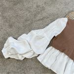 Anthropologie by  Women’s Ruffled Layered Top Sweater Longsleeve Academia Size XS Photo 5