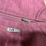 UNTUCKIT KEZOH Full Zip Fleece Lined Jacket Sweatshirt Maroon Outdoor Warm Comfy Purple Photo 11