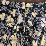 Free People  Floral Pleated Mini Skirt Black 2 Photo 3