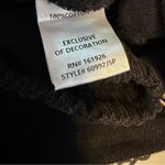 Blue Velvet black Super Wide Leg micro Corduroy Pants tiered pull on Size L NWT Size L Photo 6