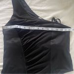 Free People Movement Black One Shoulder Ruched Tank Top | NWOT | Size M Size M Photo 8