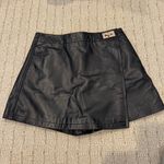 Karina Grimaldi Petronella Leather Skirt in Black | M Photo 2