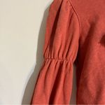 Ulla Johnson  Sacha Puff Sleeve Tassel Pullover Hoodie Sweatshirt Rose Size Small Photo 2
