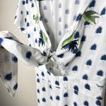 Skemo Kalapa Tie Long Dress Medium Handmade Maxi Embroidered Cutout Resort‎ Chic White Photo 4