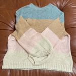 VERO MODA  Knitted Colorblock Sweater Photo 3