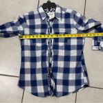 Abercrombie & Fitch  Women blue plaid button shirt size small Photo 7