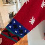 Amanda Smith  II Vintage Womens red Skaters Christmas Pullover Knit Sweater M Photo 3