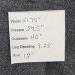 st. john's bay Black Girlfriend Jeans Size 24 Black Mid-Rise Straight Leg Jeans Photo 10