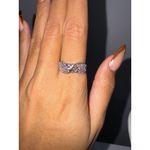 Natural‎ Tanzanite 925 Sterling Silver Ring Size 8 Jewelry Blue Photo 3