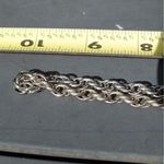 Large Red and Silver Lion Pendant on 20" Link Alloy Chain, Large Retro 1970s Style Photo 8