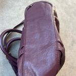 Marc by Marc Jacobs MARC JACOBS Wine Red Burgundy Cabernet Tumbled Leather Top Handle Women’s Tote Photo 14