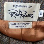 VINTAGE Reed Roberts Wool Suit Brown Jacket and Skirt Sz 10 Photo 7