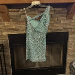 Sherri Hill Blue sequined  cocktail dress Photo 1